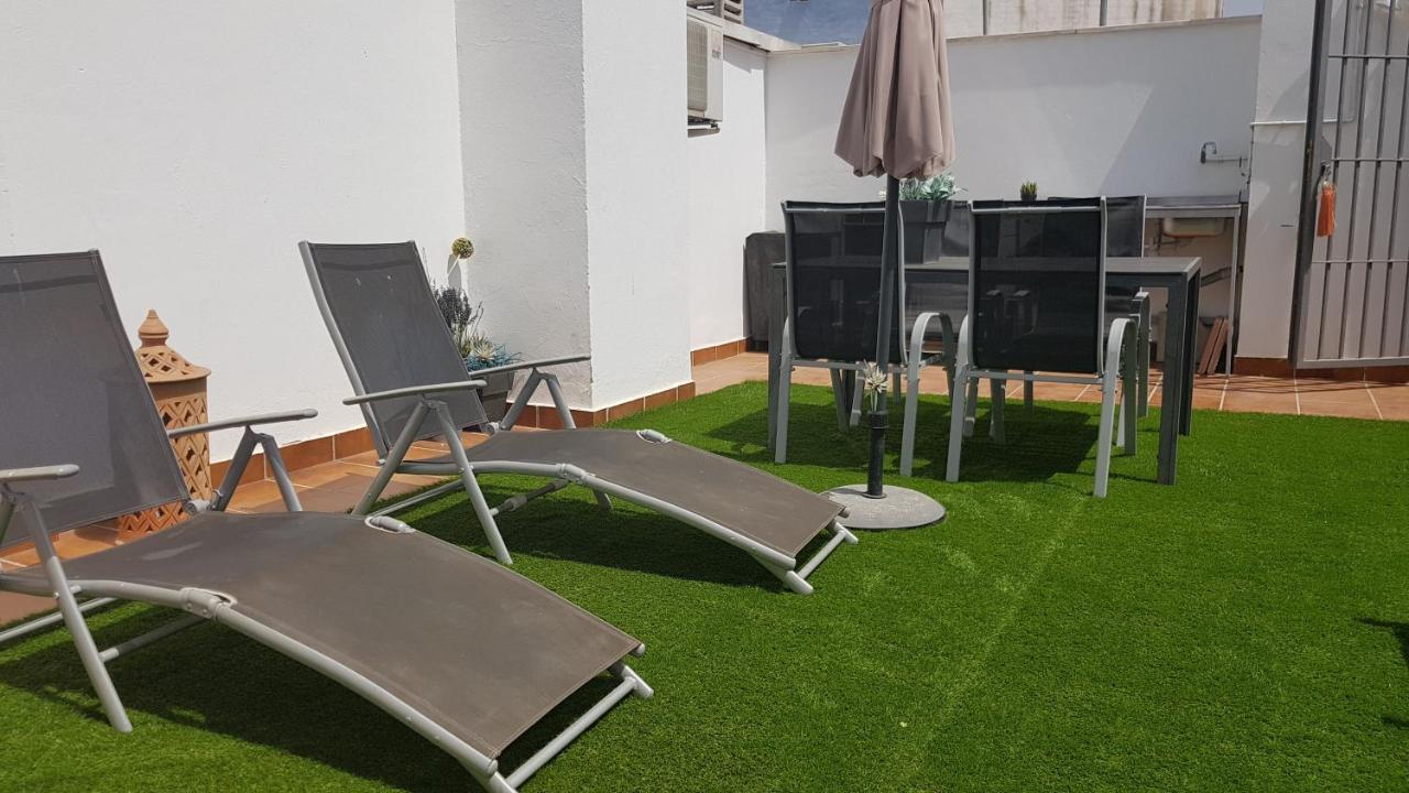Ferienwohnung Malaga Centro Terraza Exterior foto