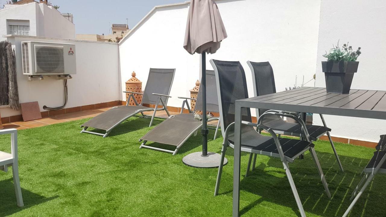 Ferienwohnung Malaga Centro Terraza Exterior foto